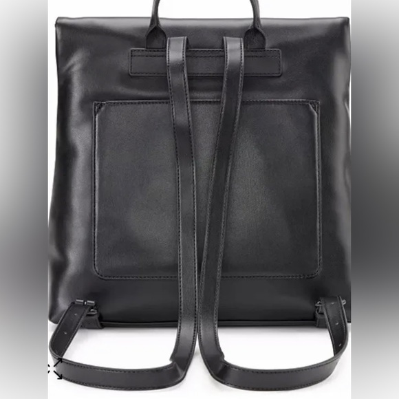 DKNY TIILLY, All Black Logo Medium Backpack/Handbag. - Picture 2 of 8